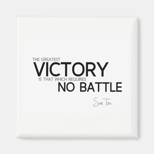 Imán CITA: Sun Tzu: Gran victoria (Frente)