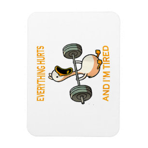 Imán Cita todo duele y estoy cansado