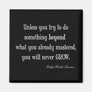 Imán Citación del asterio de crecimiento Inspirador de 