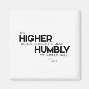 Imán CITAS: Cicero: Humildemente paseo
