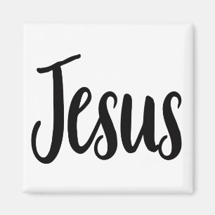 Imán Citas cristianas estéticas de Jesús Gospel Graphic