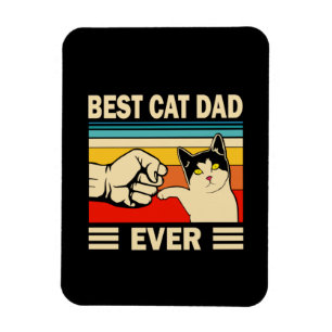 Imán Citas de abuelo Mejor Papá Gato
