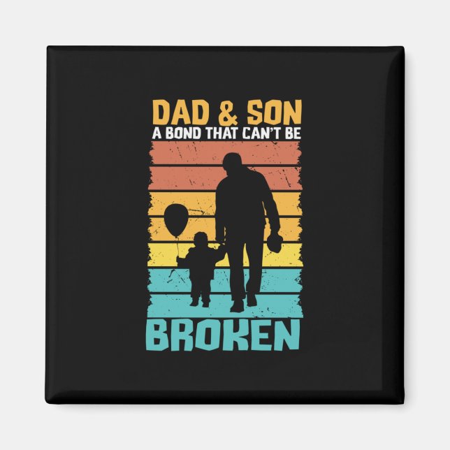 Imán Citas de abuelo | Padre E Hijo (Frente)