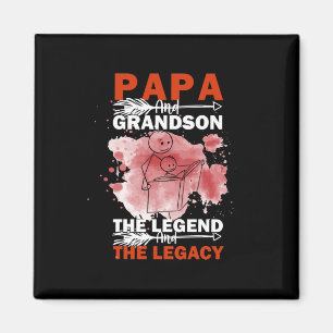 Imán Citas de abuelo   Papa Y Nieto