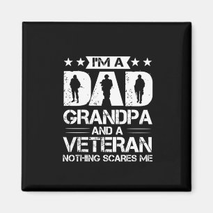 Imán Citas de abuelo Soy Papá Y Veterano