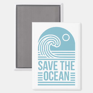 Imán Citas de activista para salvar el océano estética