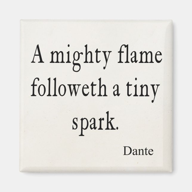 Imán Citas de citas de chispa de chispa de chispa de vi (Frente)