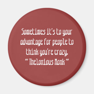 Imán Citas de compositor divertidas - Monje