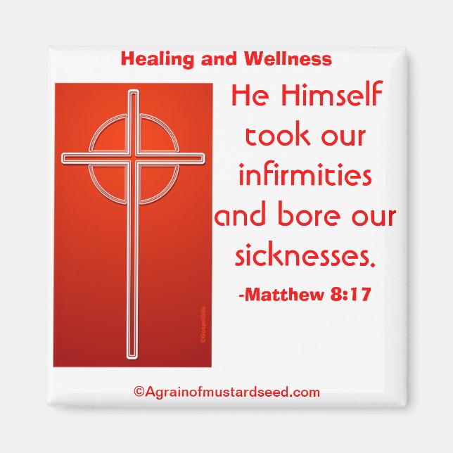 Imán Citas de la Biblia (Frente)