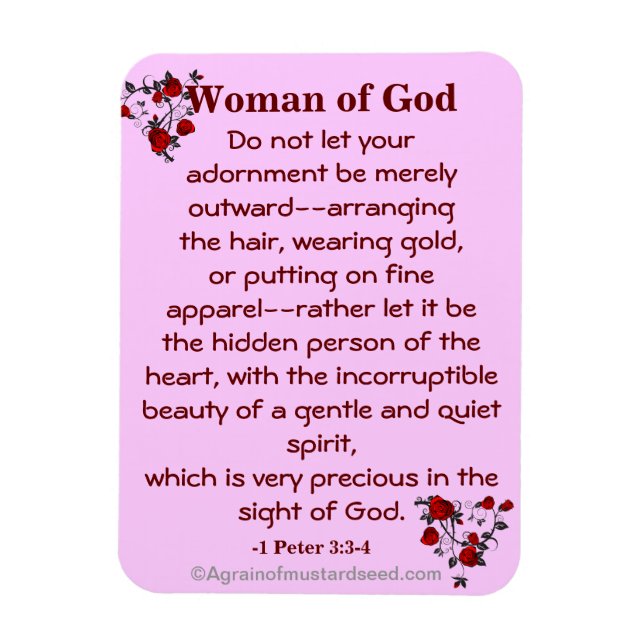 Imán Citas de la Biblia Agrainofmustardseed.com (Vertical)