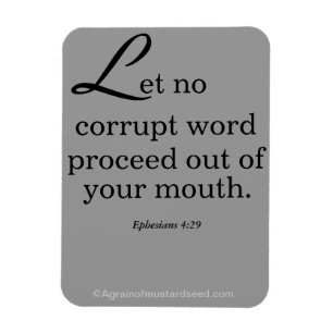 Imán Citas de la Biblia Agrainofmustardseed.com