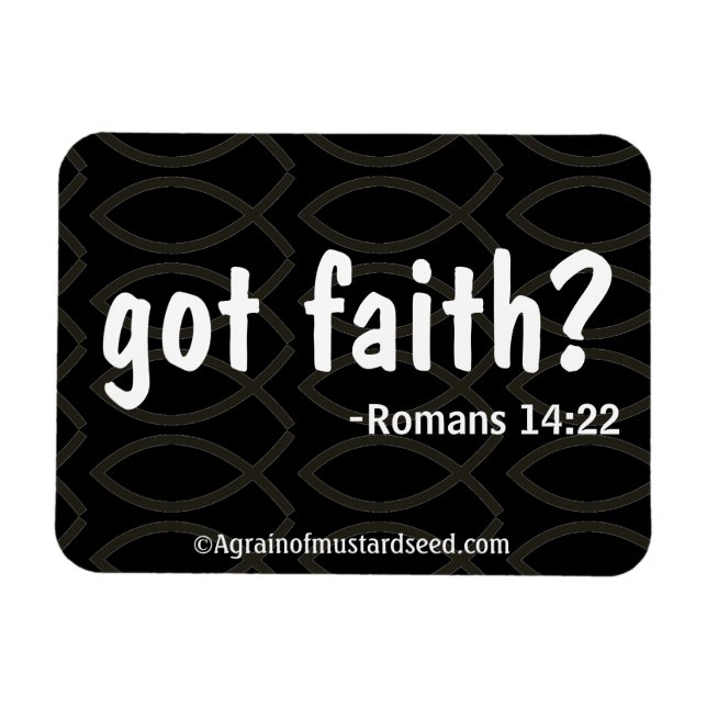 Imán Citas de la Biblia Agrainofmustardseed.com (Horizontal)