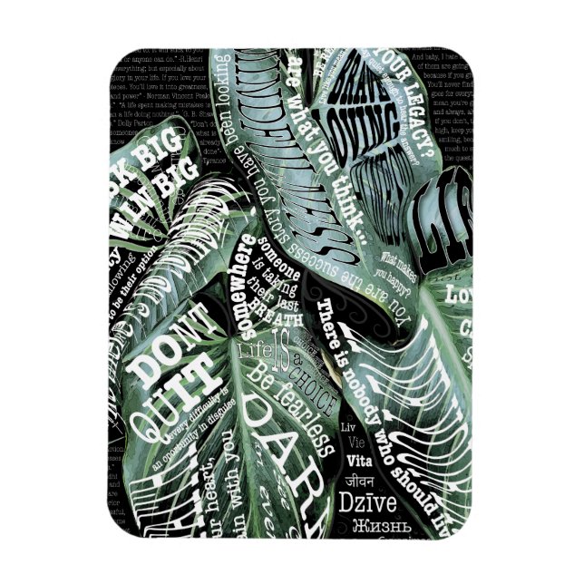 Imán Citas de LIFE motivacionales inspiradoras (Vertical)