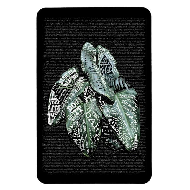 Imán Citas de LIFE motivacionales inspiradoras (Vertical)