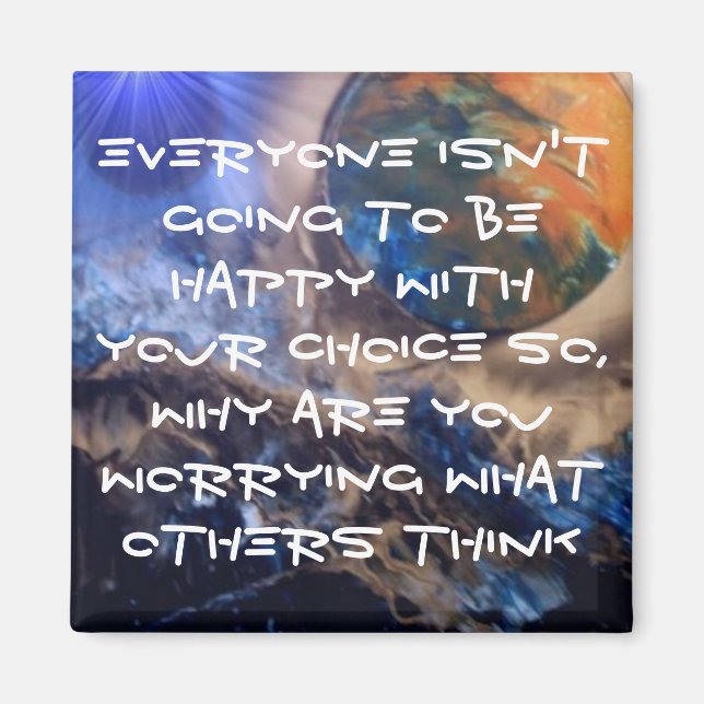 Imán Citas inspiradoras de SUPERNOVA VIRTUE GALAXY (Frente)