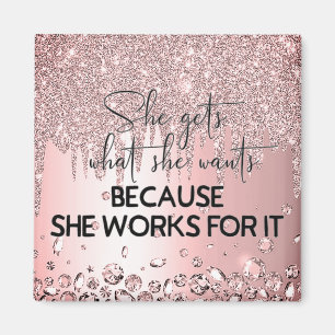 Imán Citas motivacionales para mujeres jefas