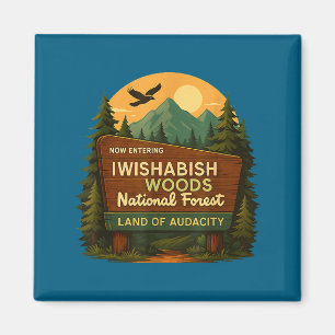 Imán Citas Nacionales Bosques Bosque Iwishabish Tierra 