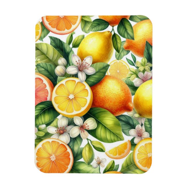 Imán Citrus Bloom (Vertical)