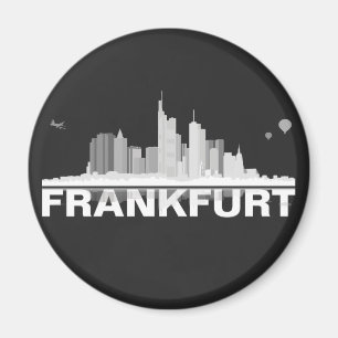 Imán City de Frankfurt horizonte/