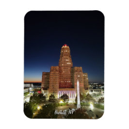 Imán City Hall at Night