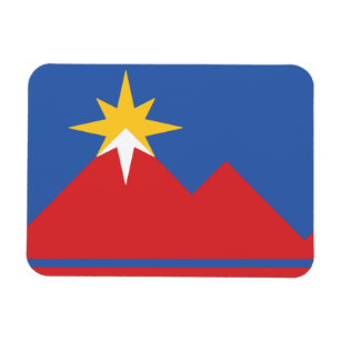 Imán City of Pocatello Flag Flexible Magnet