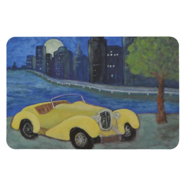 Imán City Skyline Magnet (Horizontal)