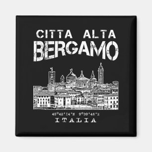 Imán Ciudad Alta en Bérgamo, Italia.
