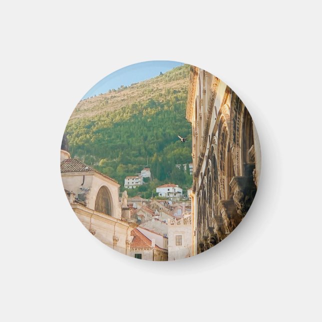Imán Ciudad antigua de Dubrovnik (Frente)