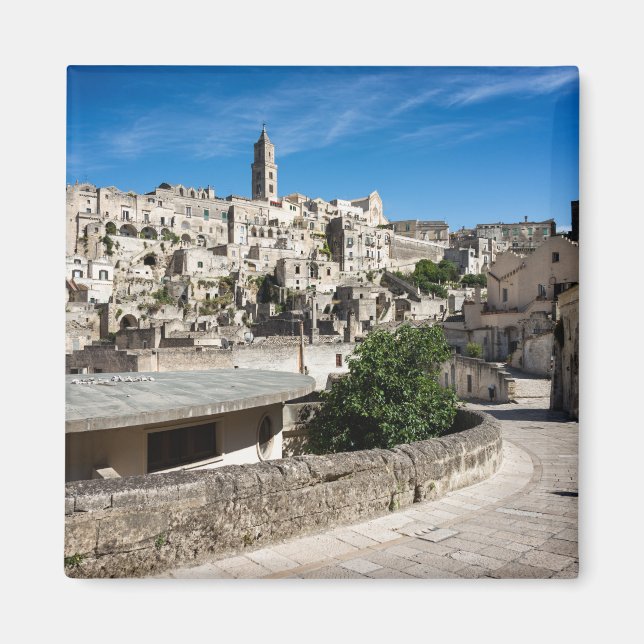 Imán Ciudad antigua de Sassi di Matera (Frente)