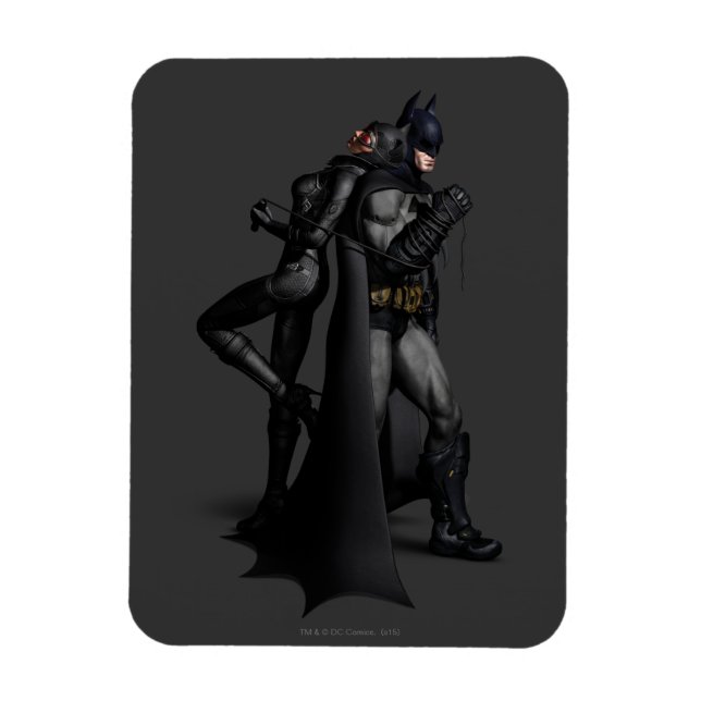 Imán Ciudad Batman Arkham | Batman y Catwoman (Vertical)