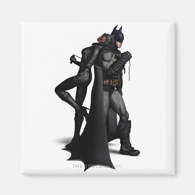 Imán Ciudad Batman Arkham | Batman y Catwoman (Frente)