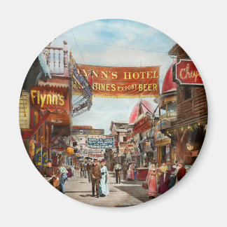 Imán Ciudad - Coney Island NY - Bowery Beer 1903