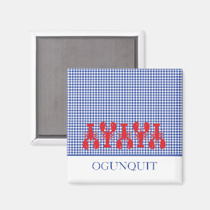 Imán Ciudad costera Nombre Langostas Rojas Blue White C