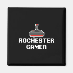 Imán Ciudad de 8 bits de Rochester Gamer