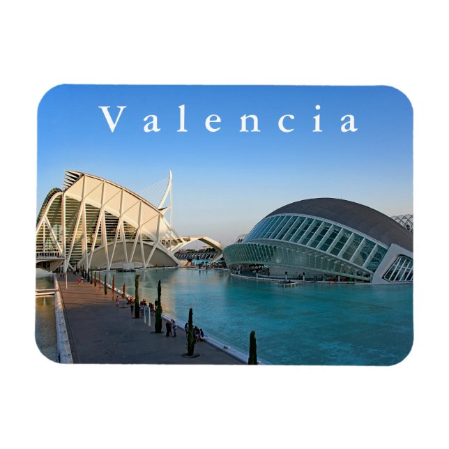 Imán Ciudad de Artes y Ciencias. (Horizontal)