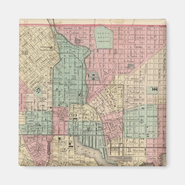 Imán Ciudad de Baltimore, Maryland (Frente)