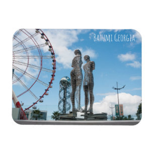 Imán Ciudad de Batumi, Georgia. Estatua de Ali y Nino