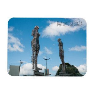 Imán Ciudad de Batumi, Georgia. Estatua de Ali y Nino