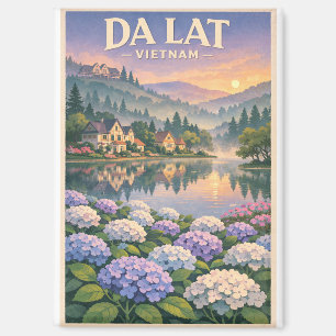 Imán ciudad de Da Lat, Vietnam, en un clásico estilo re