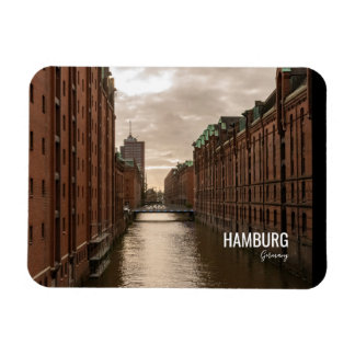 Imán Ciudad de Hamburgo Alemania Speicherstadt