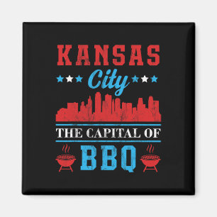 Imán Ciudad De Kansas La Capital De Bbq