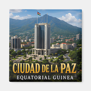Imán Ciudad de la Paz Guinea Ecuatorial Recuerdo de Via