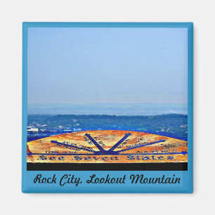 Imán Ciudad de la roca, montaña del puesto de