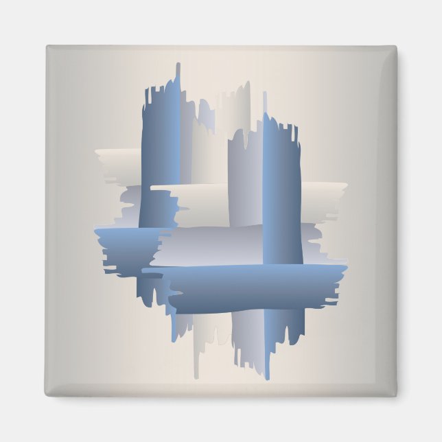 Imán ciudad de ladrillo de piedra (Frente)