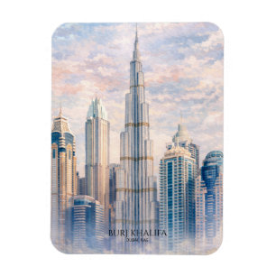 Imán Ciudad de lujo de Dubái Burj Khalifa paisaje urban