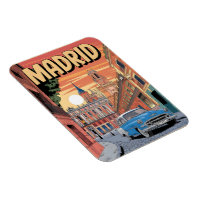 ciudad de Madrid España, recuerdos de viaje vintag