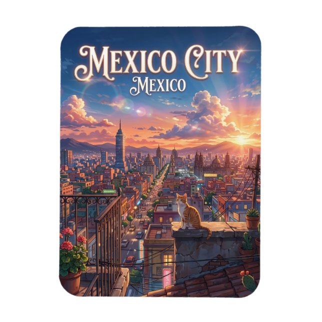 Imán Ciudad de México (Vertical)