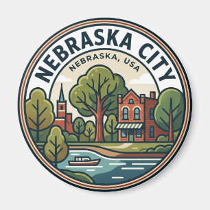 Imán Ciudad de Nebraska EE. UU.