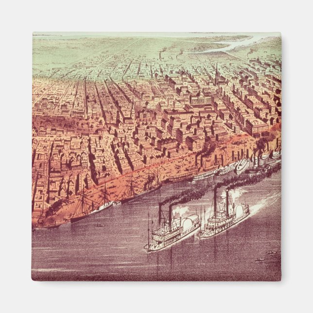 Imán Ciudad de Nueva Orleans (Frente)