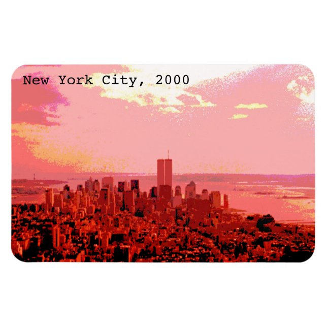 Imán Ciudad de Nueva York 2000 (Horizontal)